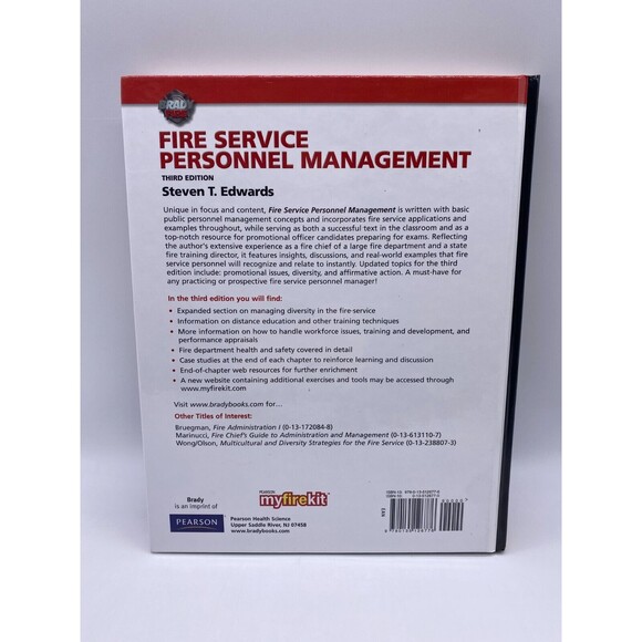 Fire Service Personnel Management with MyFireKit 3rd Edition with Code, Edwards - Picture 2 of 16